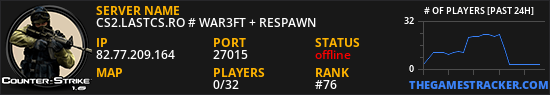 CS2.LASTCS.RO # WAR3FT + RESPAWN