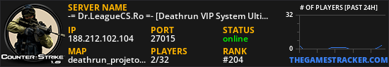 -= Dr.LeagueCS.Ro =- [Deathrun VIP System Ultimate] # SINCE 2014