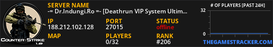 -= Dr.Indungi.Ro =- [Deathrun VIP System Ultimate] # SINCE 2014