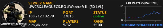 UWC3X.LEAGUECS.RO #Warcraft III [50 LVL]