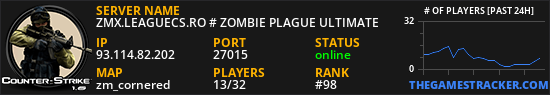 ZMX.LEAGUECS.RO # ZOMBIE PLAGUE ULTIMATE