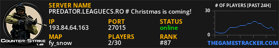 PREDATOR.LEAGUECS.RO # Christmas is coming!