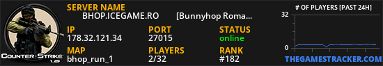 ❤     BHOP.ICEGAME.RO ❤     [Bunnyhop Romania | #1000 FPS]