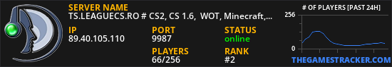 TS.LEAGUECS.RO # CS2, CS 1.6,  WOT, Minecraft, SAMP