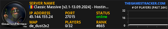 Classic Massive [v2.1-13.09.2024] - Hosting by QGSHOSTING.COM