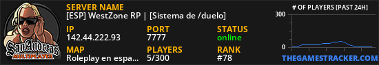 [ESP] WestZone RP | [Sistema de /duelo]