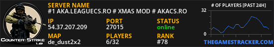 #1 AKA.LEAGUECS.RO # XMAS MOD # AKACS.RO