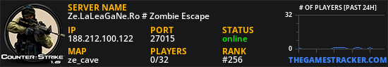 Ze.LaLeaGaNe.Ro # Zombie Escape