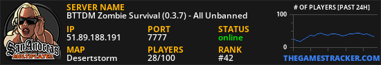 BTTDM Zombie Survival (0.3.7) - All Unbanned